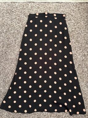 Reformation Polka Dot Midi Skirt
